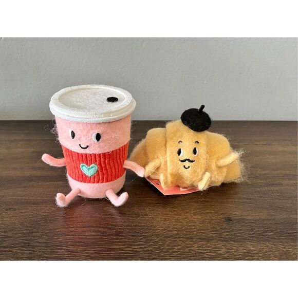 Target Spritz Coffee and Croissant Valentine Day Felt Duo 2025 - Picture 1 of 5